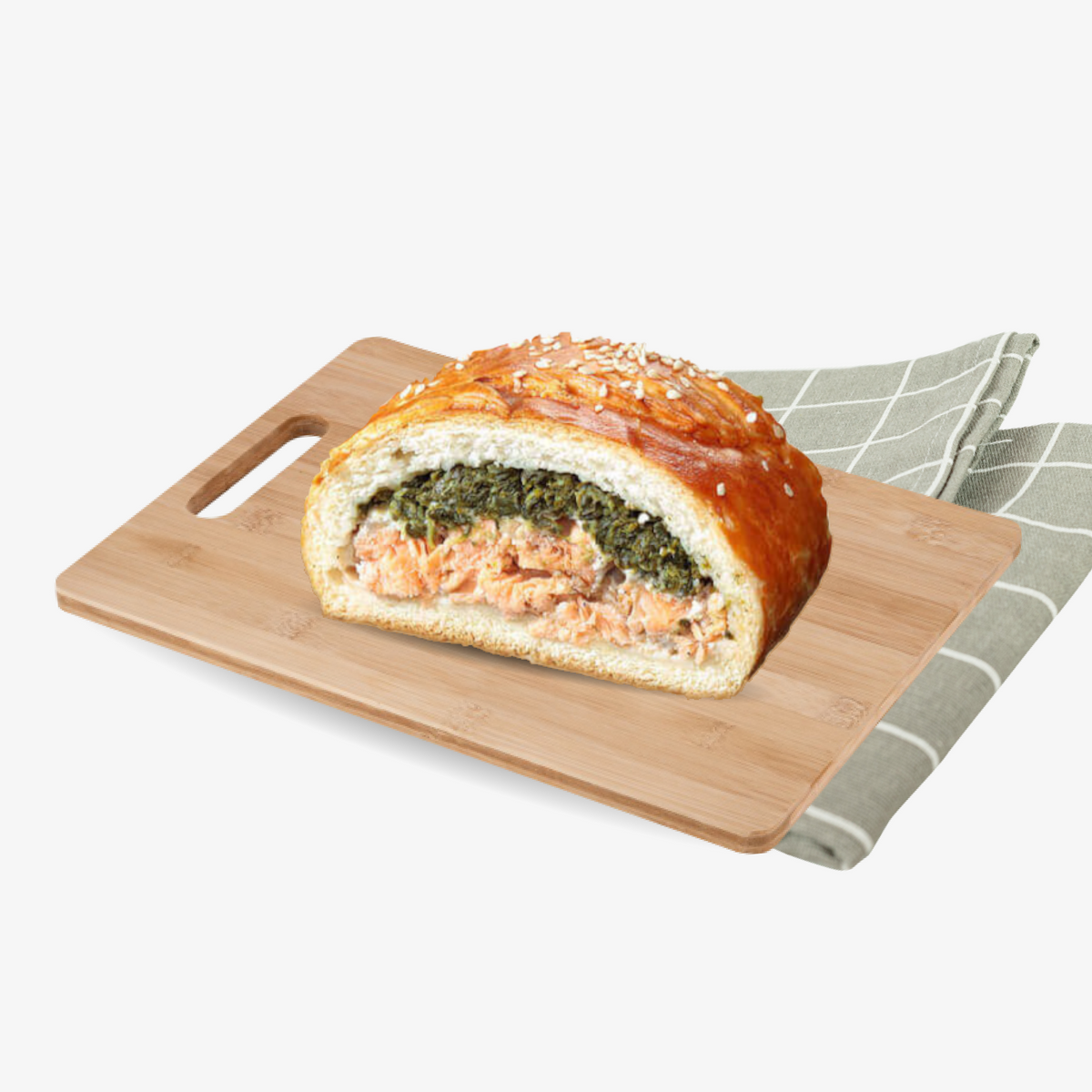 Trout and spinach pie / 2.20 Lbs