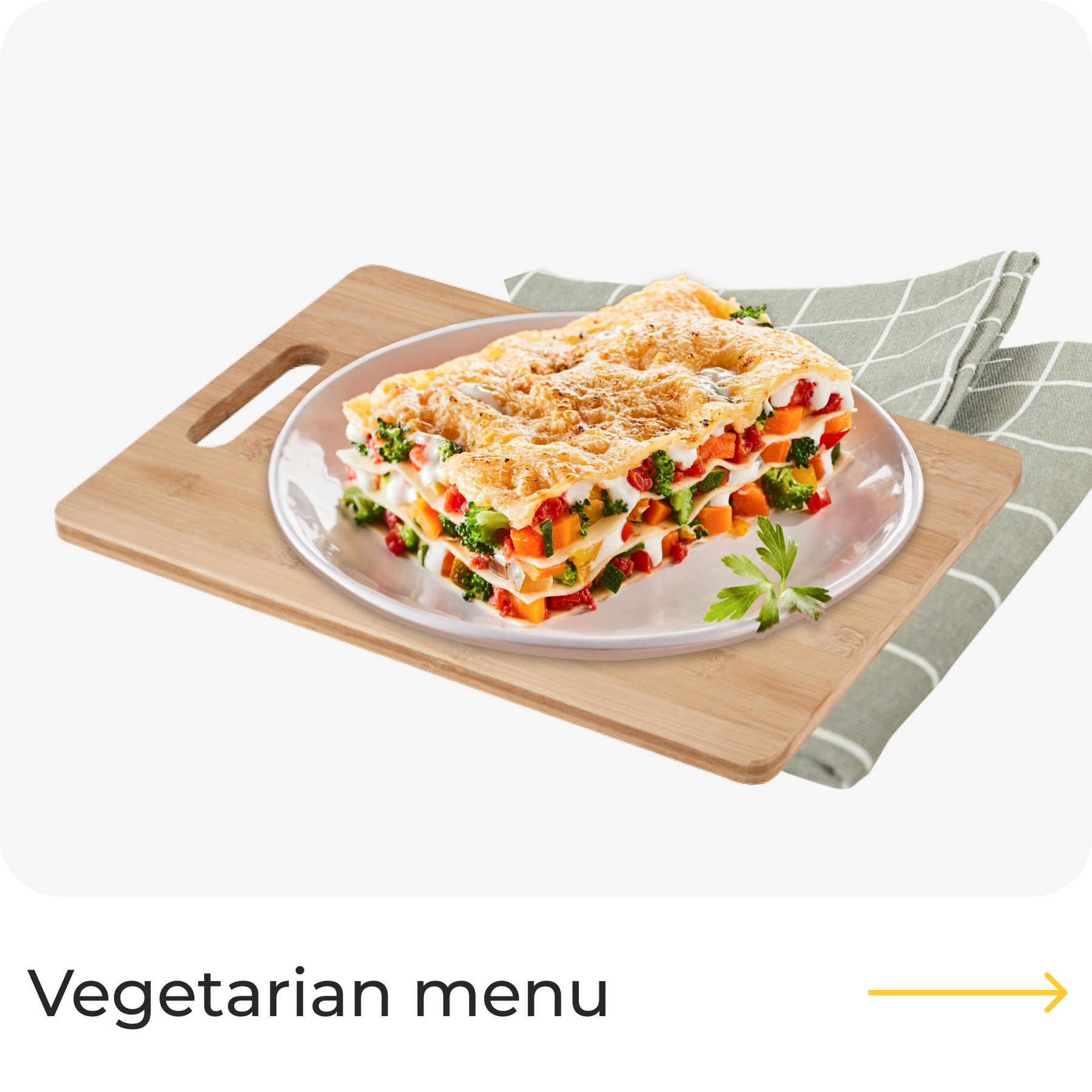 Vegetarian menu