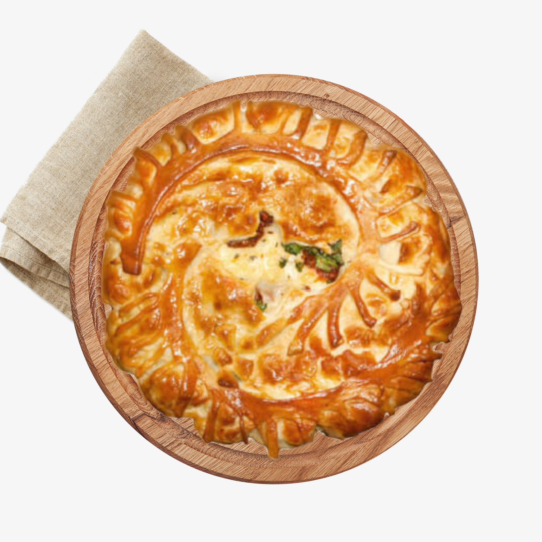 Pie with mozzarella and tomatoes / 2.20 Lbs
